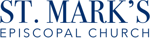 St. Mark's Blue Text Logo 2023